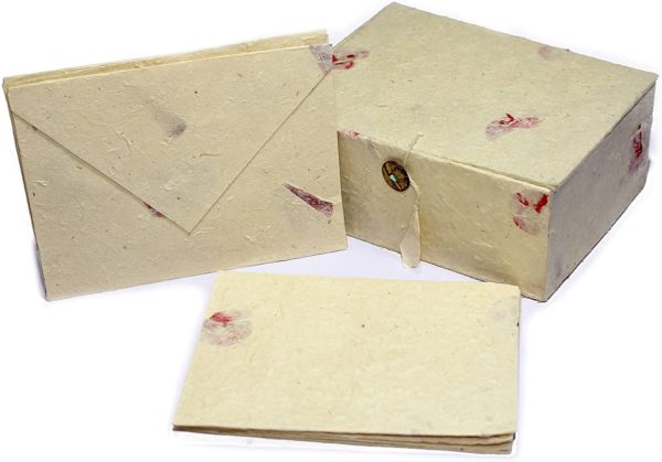 Bougainvillea Handmade Greeting Cards & Envelope Box Set - Lokta (2)