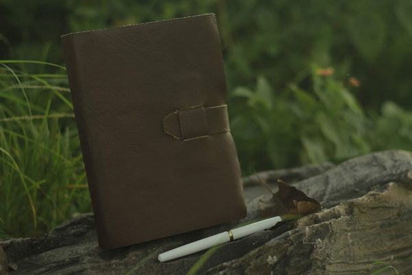 Vintage Leather Handmade Paper Notebook Journal - Lokta (4)